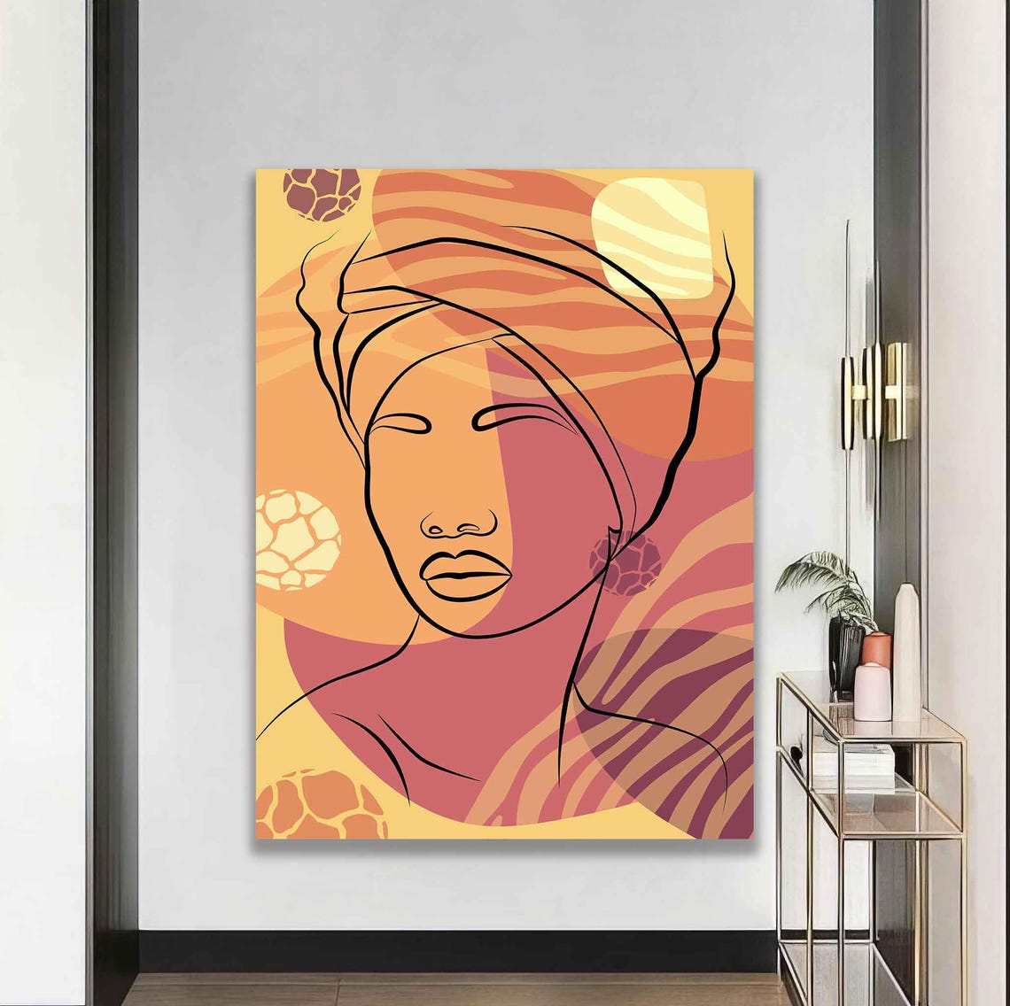 Modern Woman Wall Art Modern Woman Print Woman Woman Wall Decor Woman Wall Art Woman Painting
