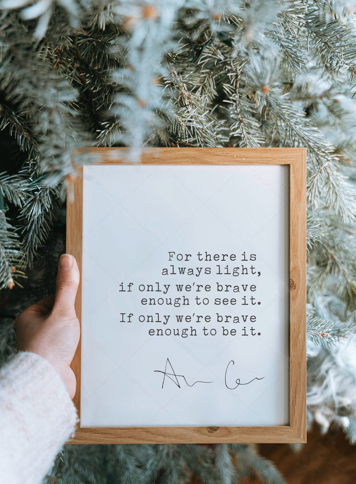 Amanda Gorman Quote, Feminist Typography Art Print - Image 4
