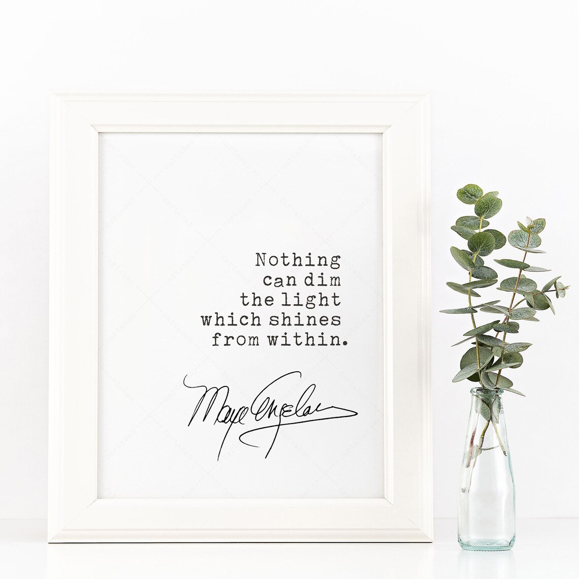 Maya Angelou Quote Print for Book Lovers, Inspirational Poster - Image 4