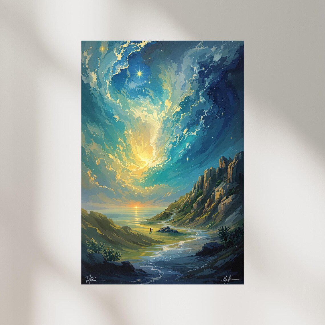 Beneath The Painted Sky, Sunset Art Print