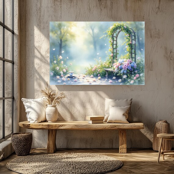 A Tranquil Escape Wall Art Matte Nature Decor For Home Ideal For Housewarming Birthdays Or Holidays Scenic Art Print Home