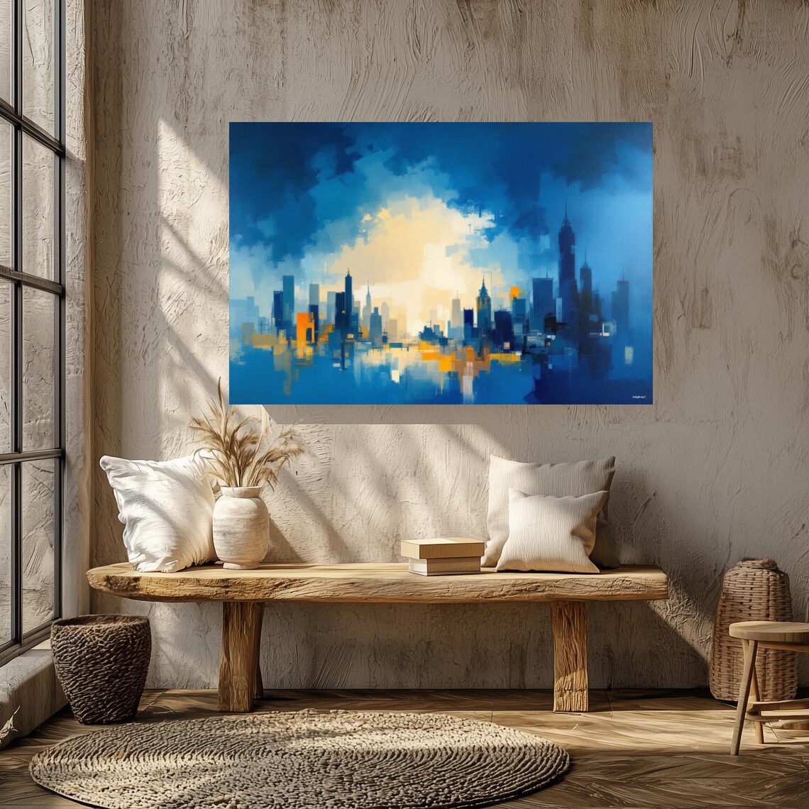 Modern Skyline, Contemporary City Art Print