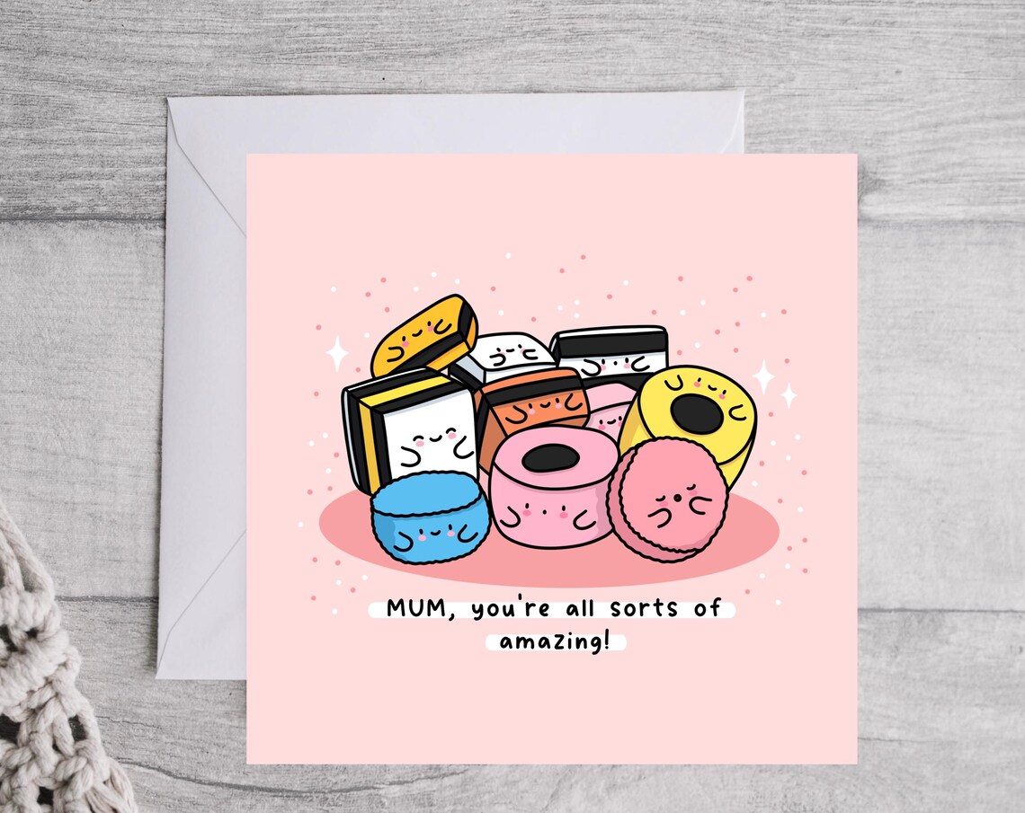 Kawaii Liquorice Allsorts Mum You Are All Sorts Of Amazing Poster - Image 4