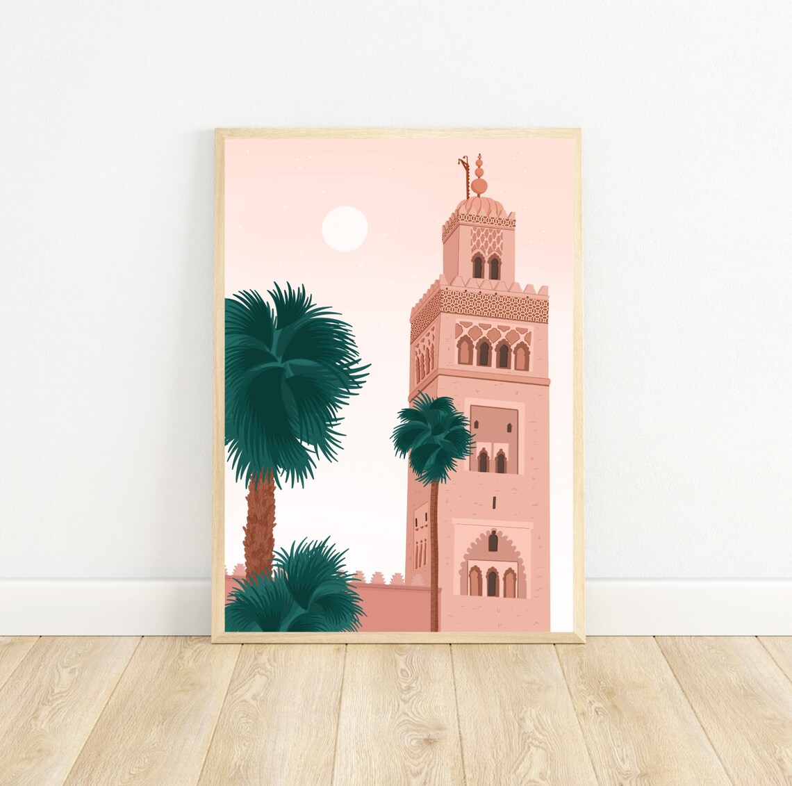 Marrakesh Koutoubia Mosque, Moroccan Decor Art Print - Image 5