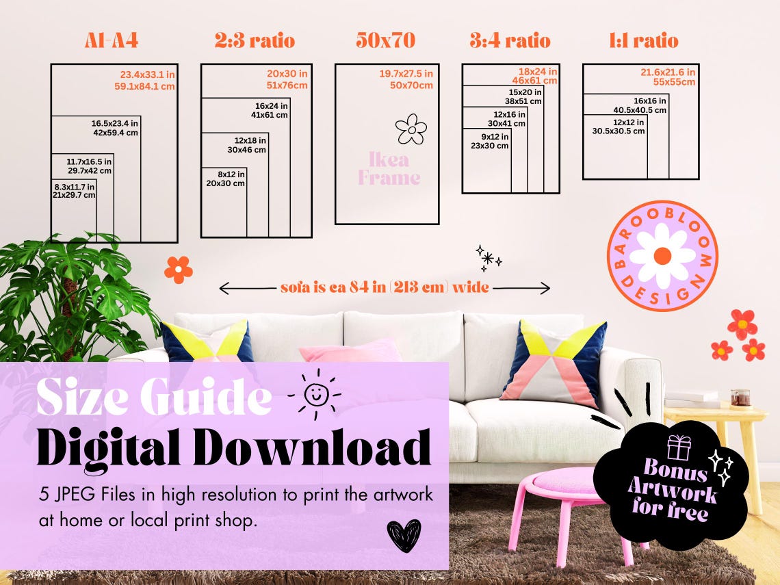 Hungry Cat Poster Cat Owner Gift Cat Food Funny Cat Lover Gift Prints Large Printable Art - Image 2