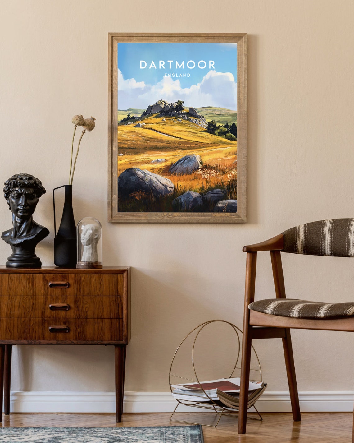 Dartmoor Travel Print England Dartmoor Poster England Poster Travel Wall Art England Print Poster England Europe Dartmoor Uk - Image 2