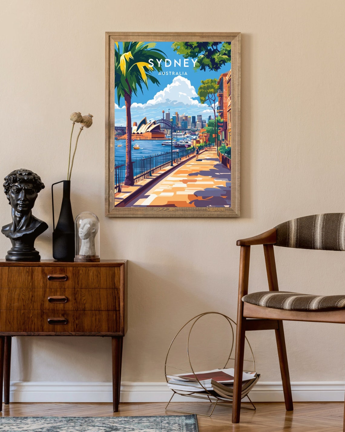 Sydney Australia Opera House Harbour Bridge Promenade Travel Poster - Image 2