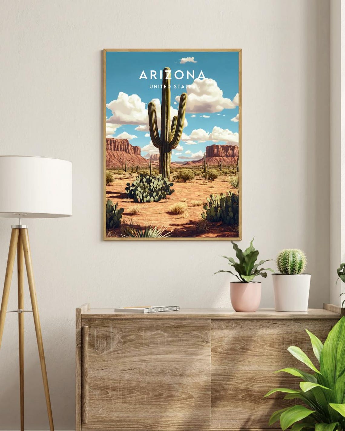 Arizona Travel Print United States Arizona Poster America Poster Travel Wall Art America Print America Arizona Wall Art Usa Poster - Image 3
