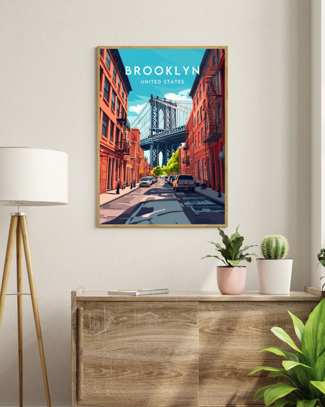 Brooklyn Travel Poster, United States New York - Image 3