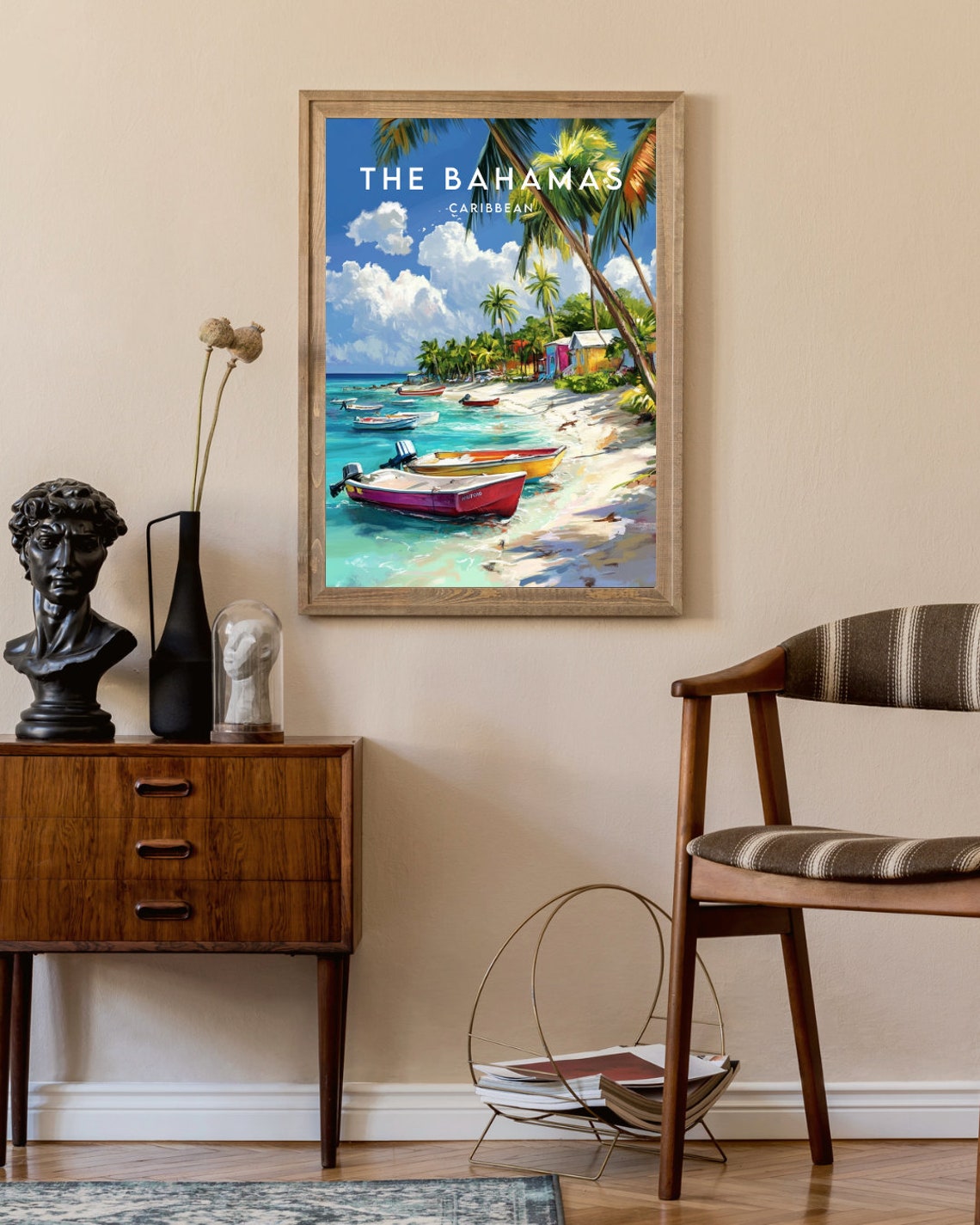The Bahamas Travel Print Caribbean Bahamas Poster Caribbean Poster Travel Wall Art Bahamas Print Bahamas Caribbean The Bahamas - Image 2