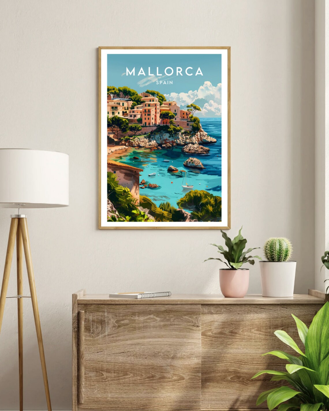 Mallorca Travel Poster, Spain Europe Wall Art Print - Image 3