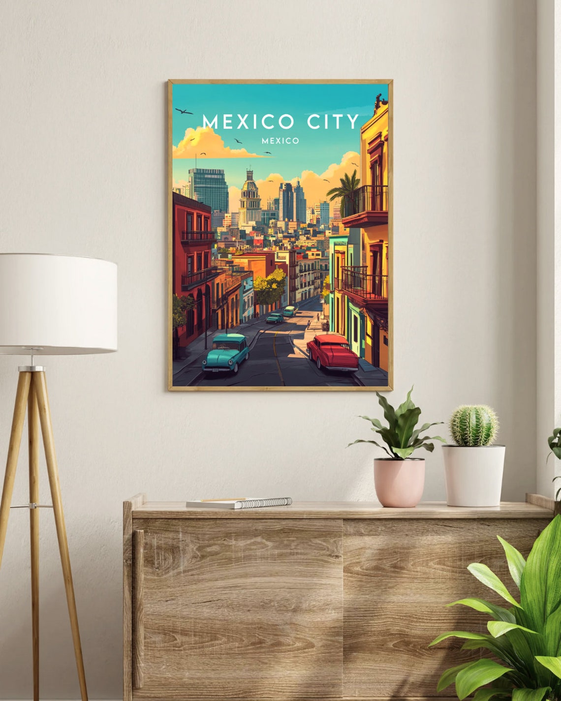 Mexico City Travel Print Mexico Mexico City Poster Mexico Poster Travel Wall Art Mexico Print Poster Mexico Mexico City Wall Art - Image 3