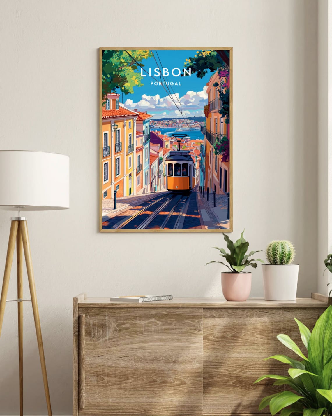 Lisbon Travel Poster, Portugal Europe Wall Art - Image 3