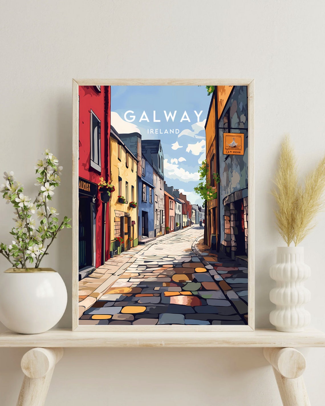 Galway Travel Print Ireland Galway Poster Ireland Poster Travel Wall Art Ireland Print Poster Ireland Europe Galway Print Travel - Image 4