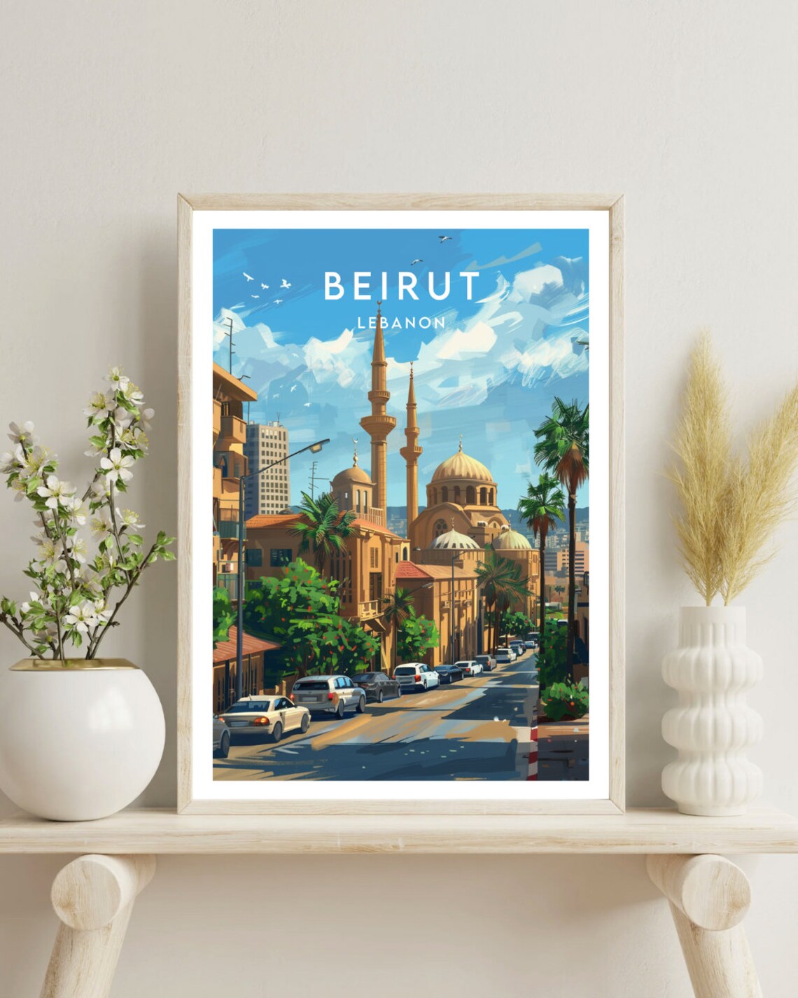 Beirut Travel Poster, Lebanon Travel Art Print - Image 4