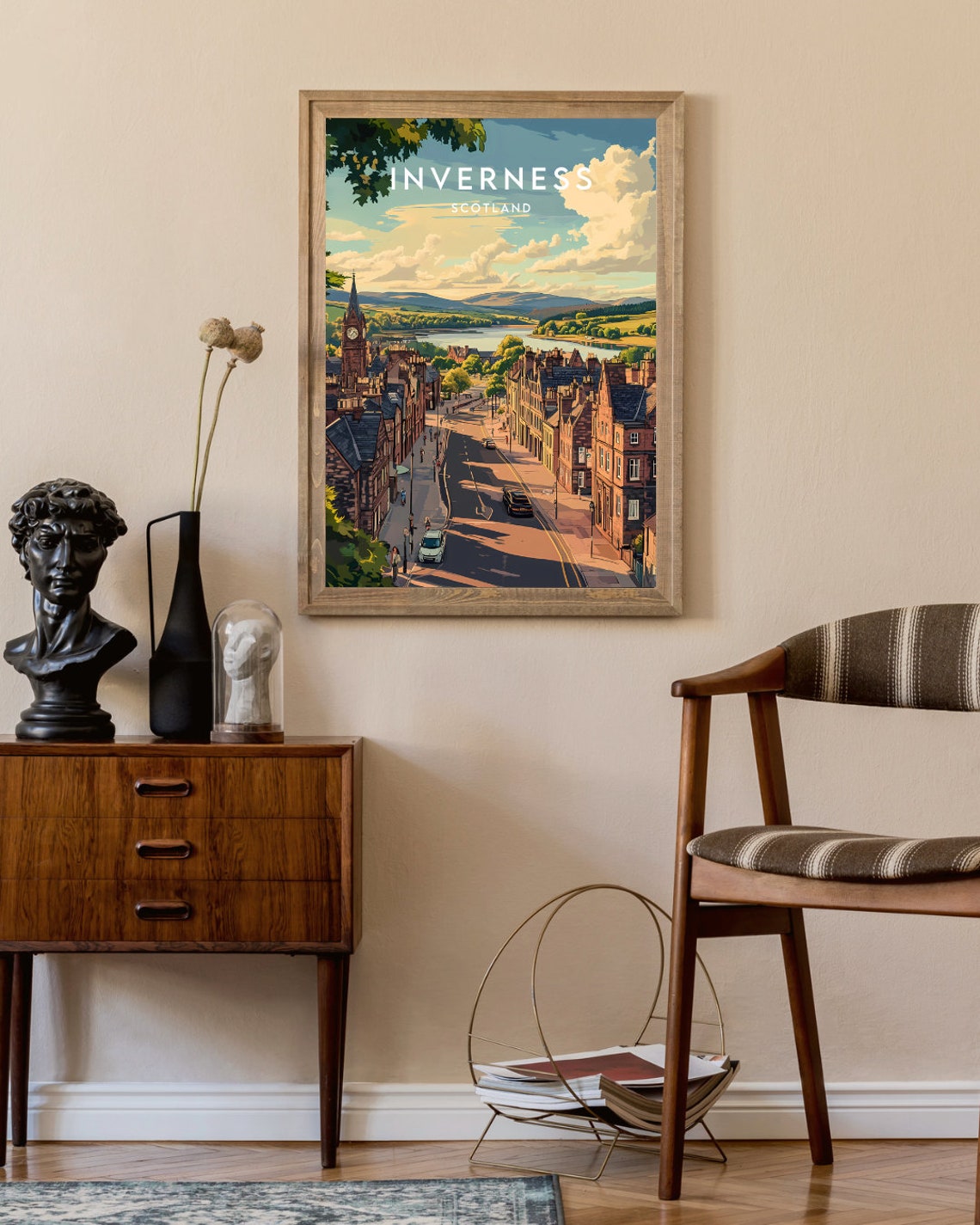 Inverness Travel Print Scotland Inverness Poster Scotland Poster Travel Wall Art Scotland Print Poster Scotland Art Inverness Print - Image 2