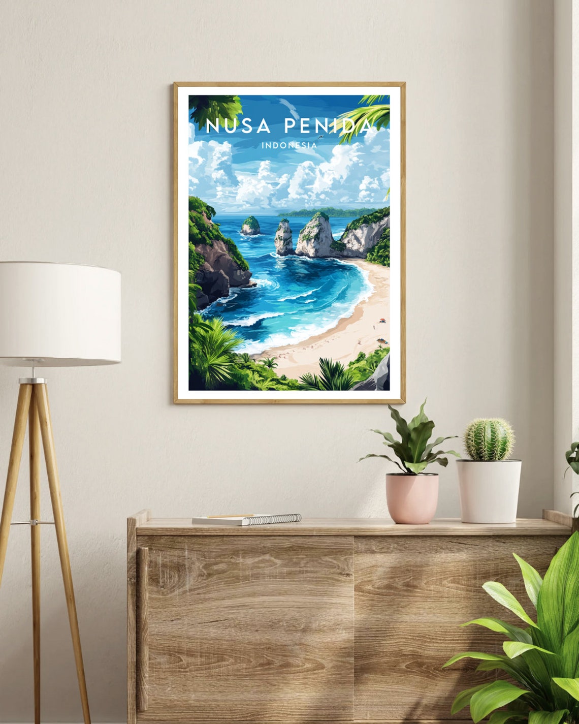 Nusa Penida Travel Print Indonesia Nusa Penida Poster Indonesia Poster Travel Wall Art Indonesia Print Nusa Penida Print Indonesia - Image 3
