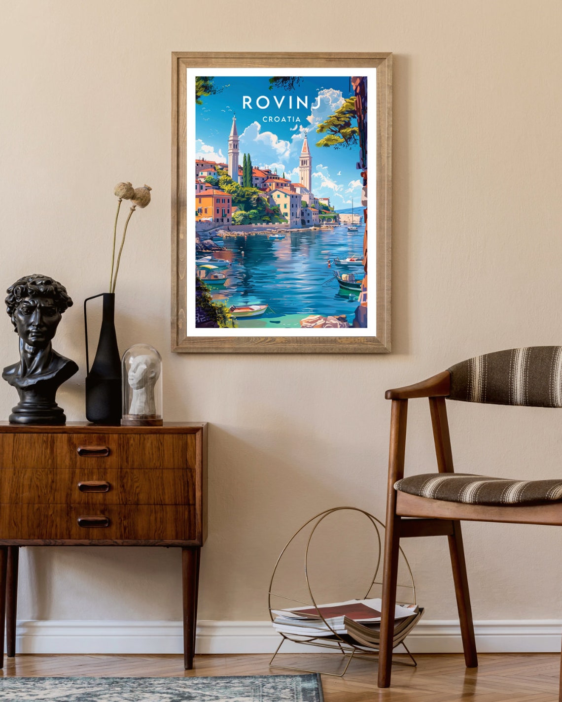 Rovinj Travel Print Croatia Rovinj Poster Croatia Poster Travel Wall Art Croatia Print Croatia Rovinj Europe Croatian Rovinj Art - Image 2