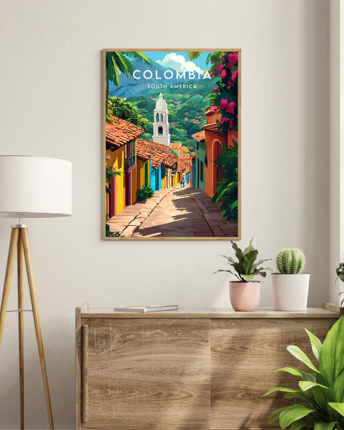 Colombia Travel Poster, South America Wall Art - Image 3