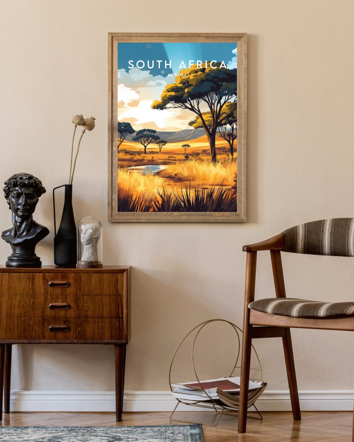 South Africa Travel Poster, Africa Wall Art - Image 2