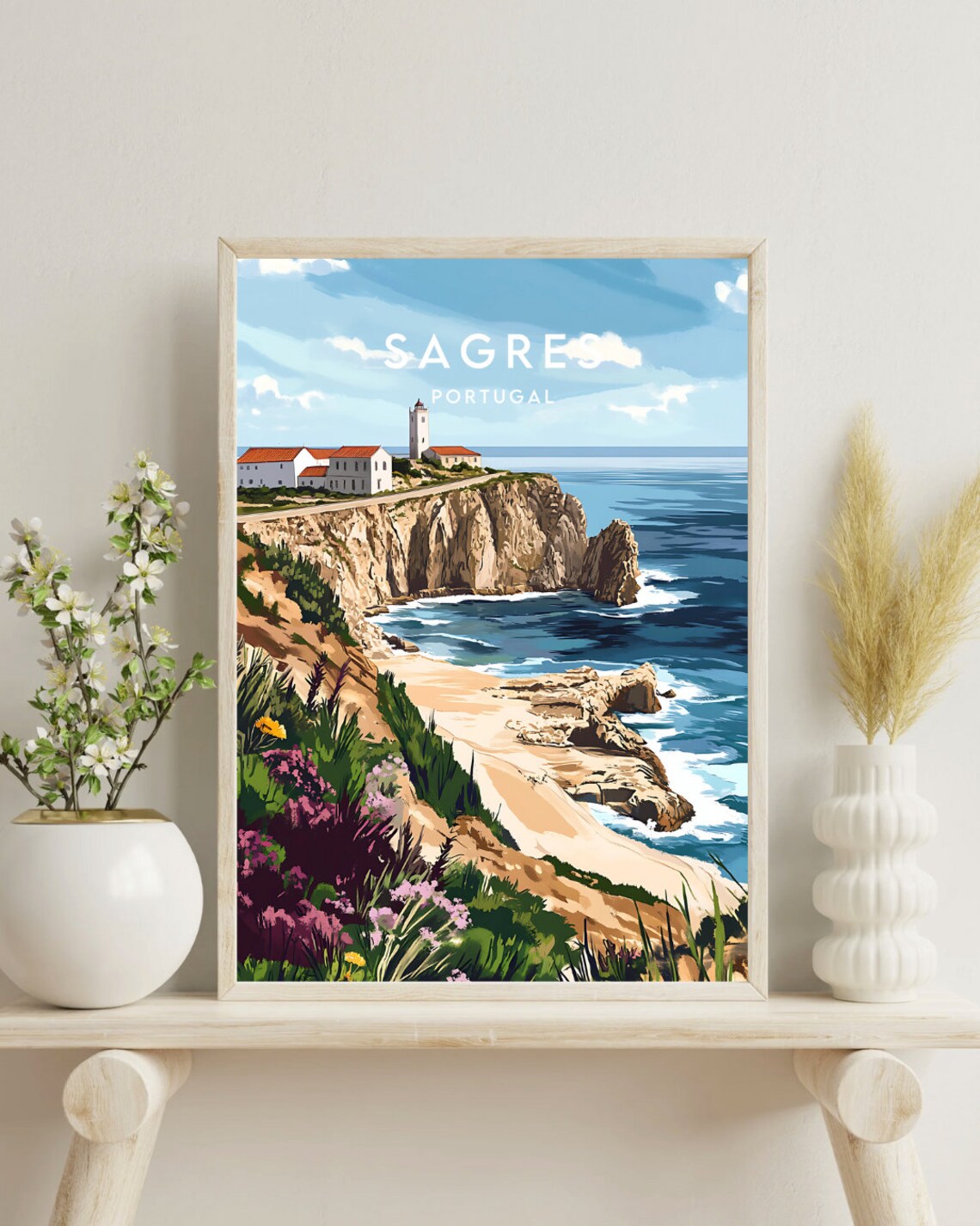 Sagres Travel Poster, Portugal Europe Wall Art - Image 4