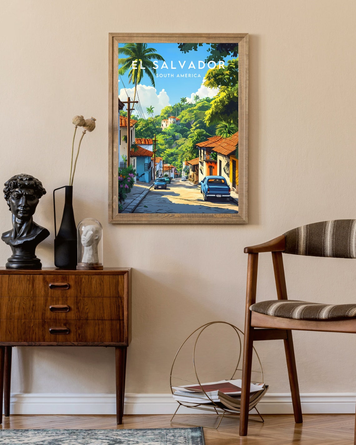 El Salvador Travel Print Central America El Salvador Poster Central America Poster Travel Wall Art El Salvador Print Central America - Image 2