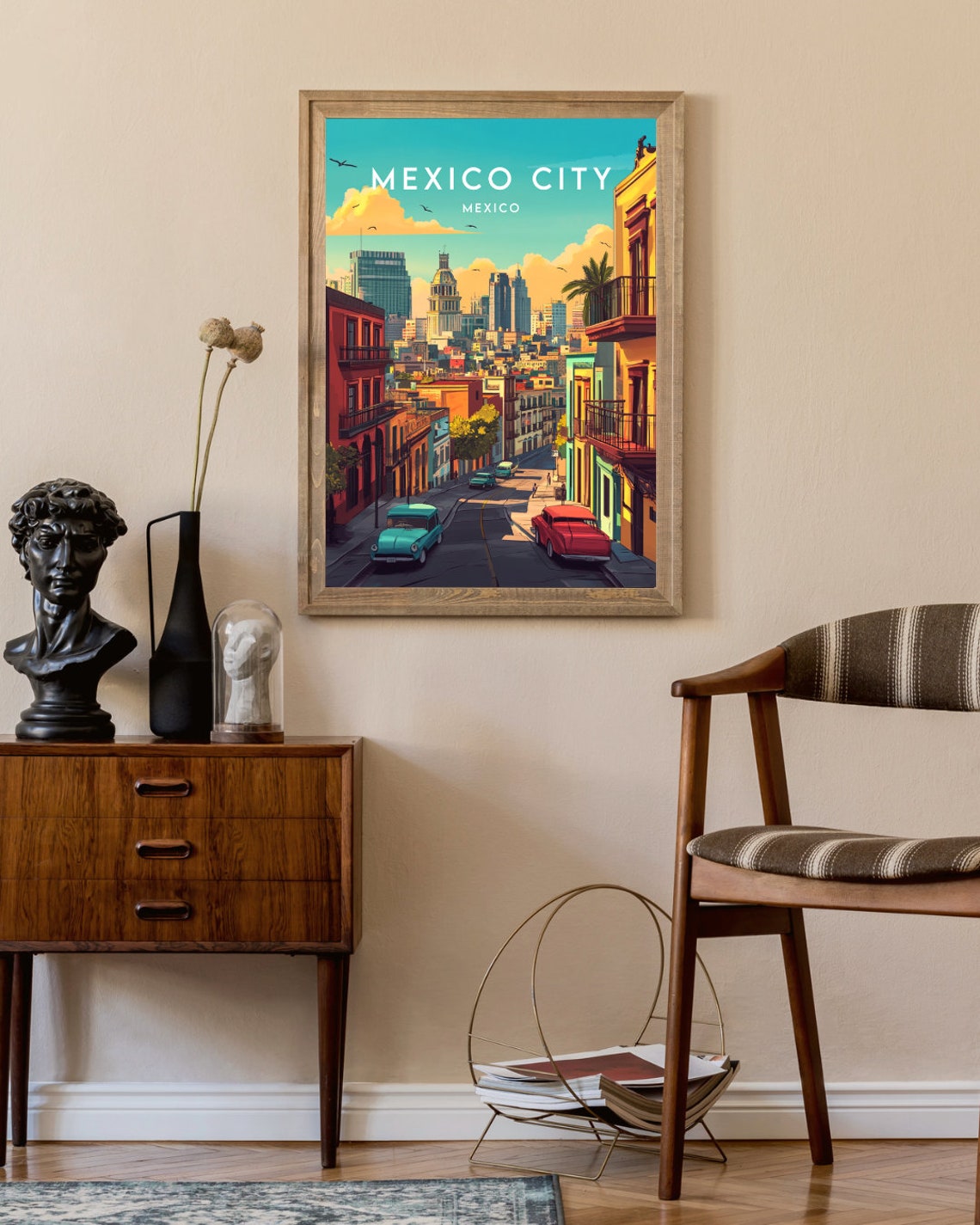 Mexico City Travel Print Mexico Mexico City Poster Mexico Poster Travel Wall Art Mexico Print Poster Mexico Mexico City Wall Art - Image 2