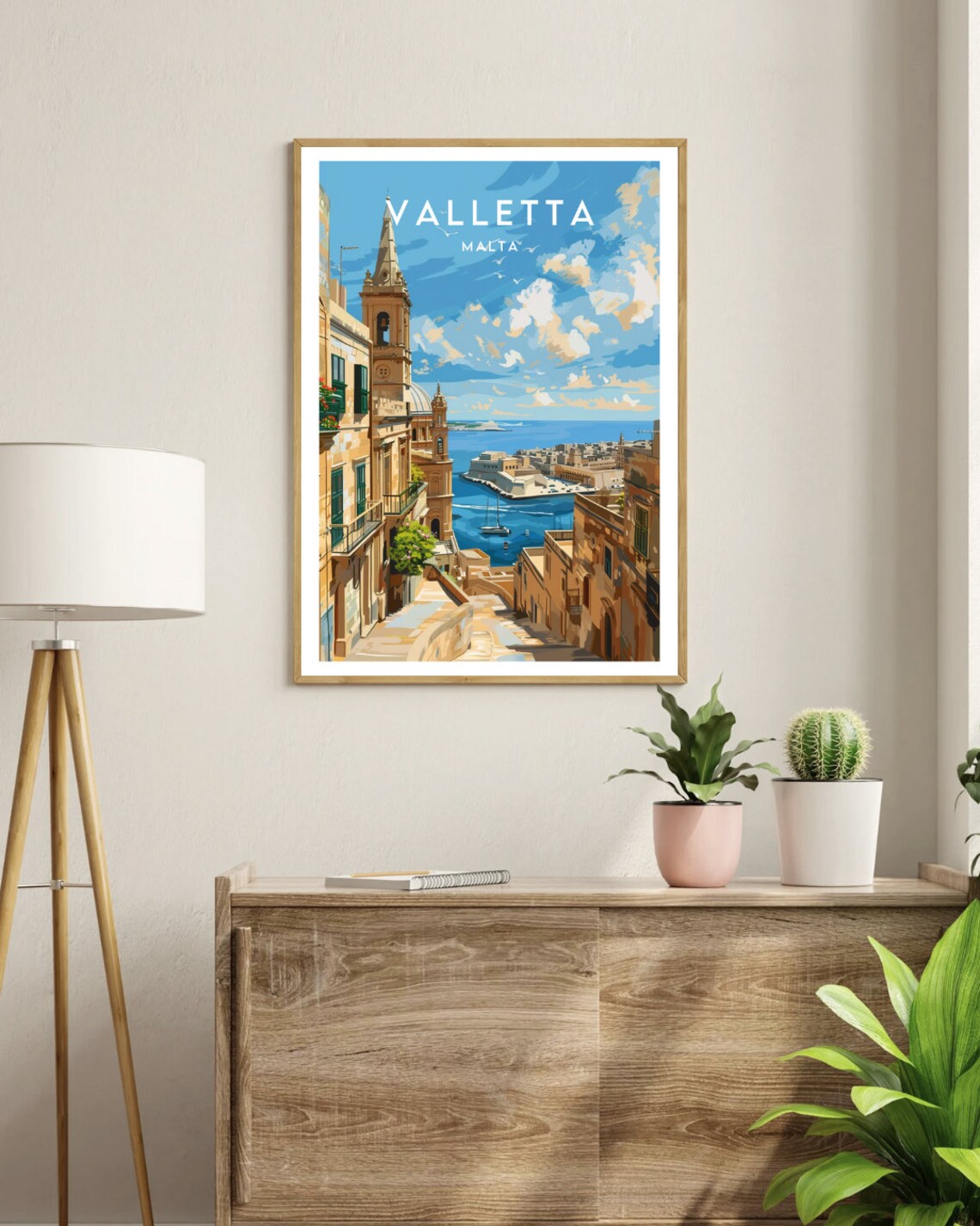 Valletta Travel Poster, Malta Europe Wall Art - Image 3