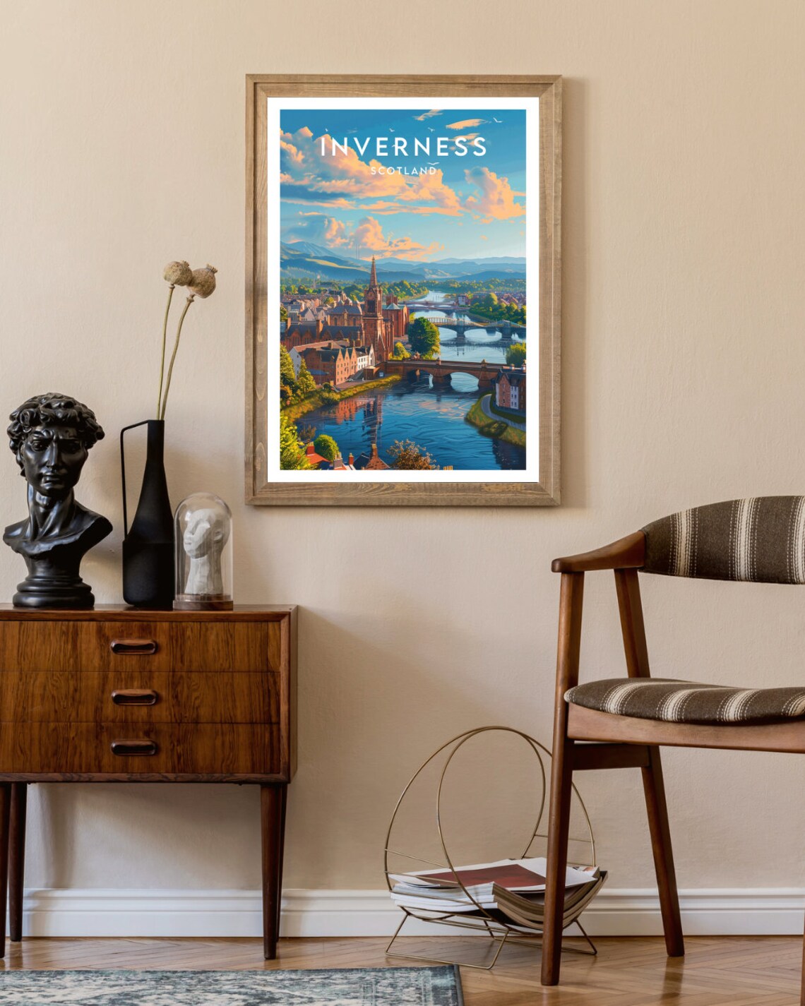 Inverness Travel Poster, Scotland Place Print - Image 2