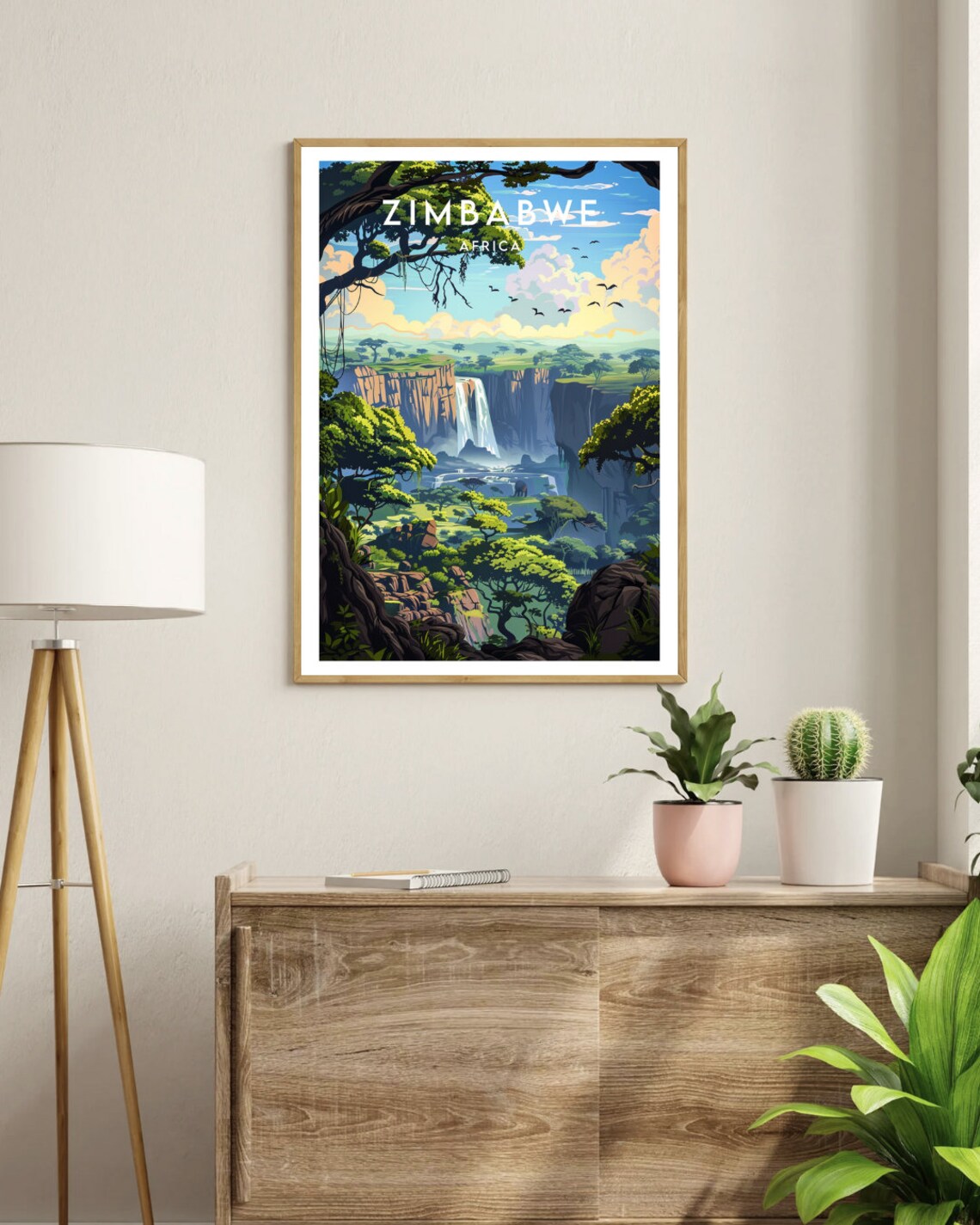 Zimbabwe Travel Wall Art Print - Image 3