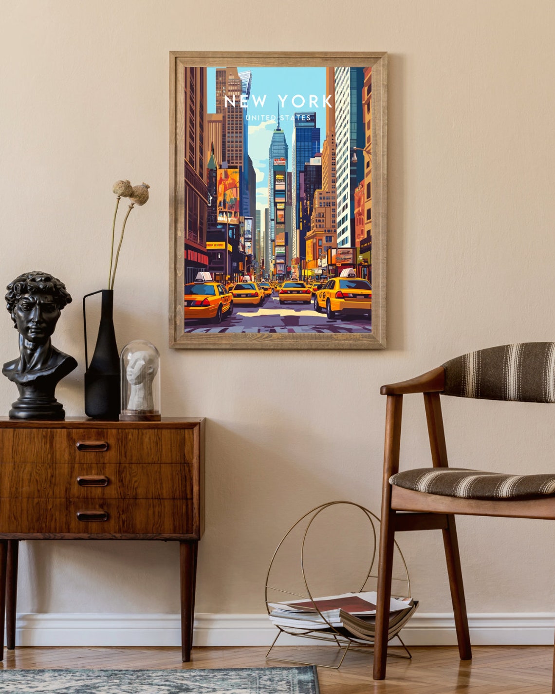 New York Travel Print United States New York Poster America Poster Travel Wall Art America Print Poster America New York Usa - Image 2
