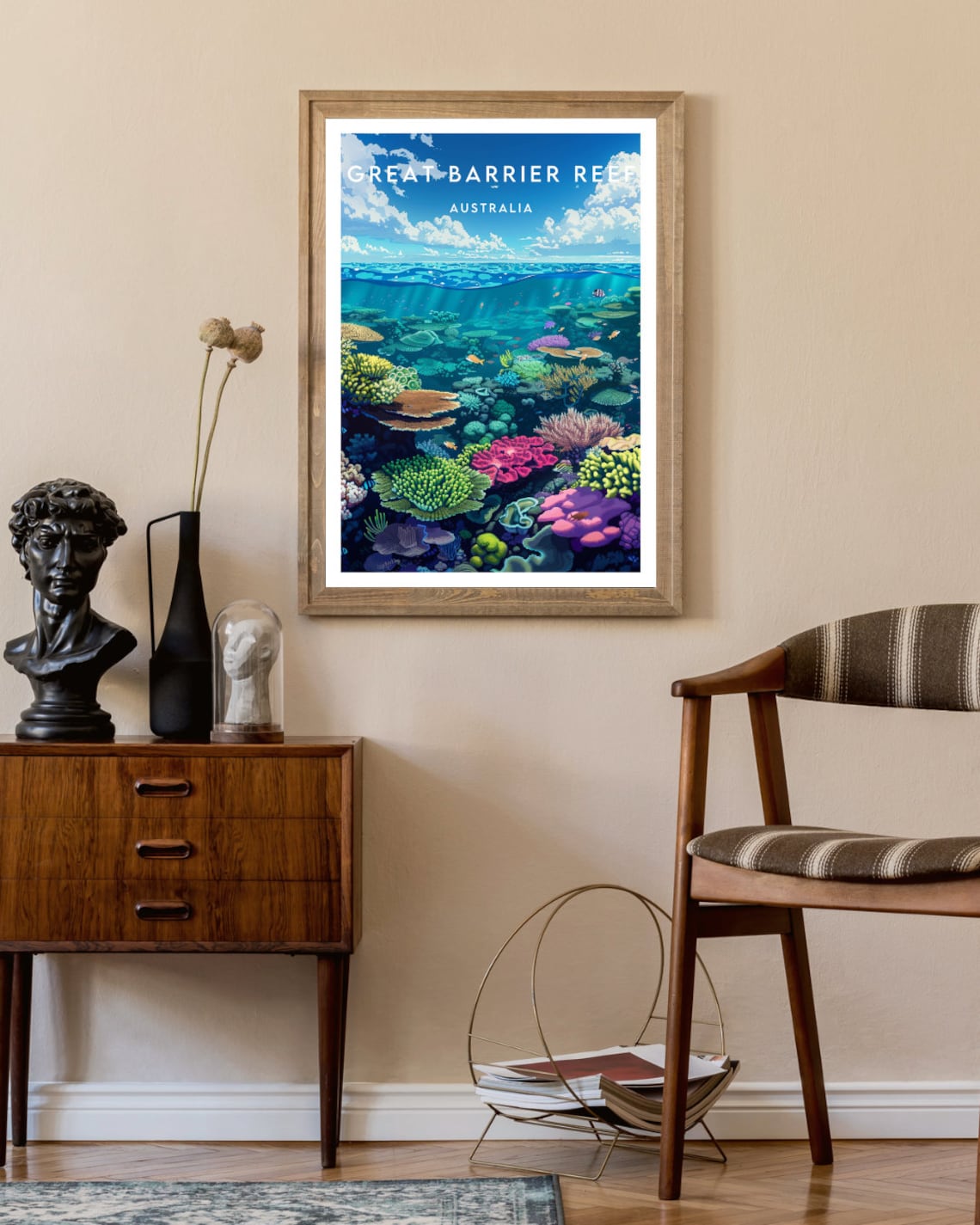 Great Barrier Reef, Australia Travel Poster Print - Image 2