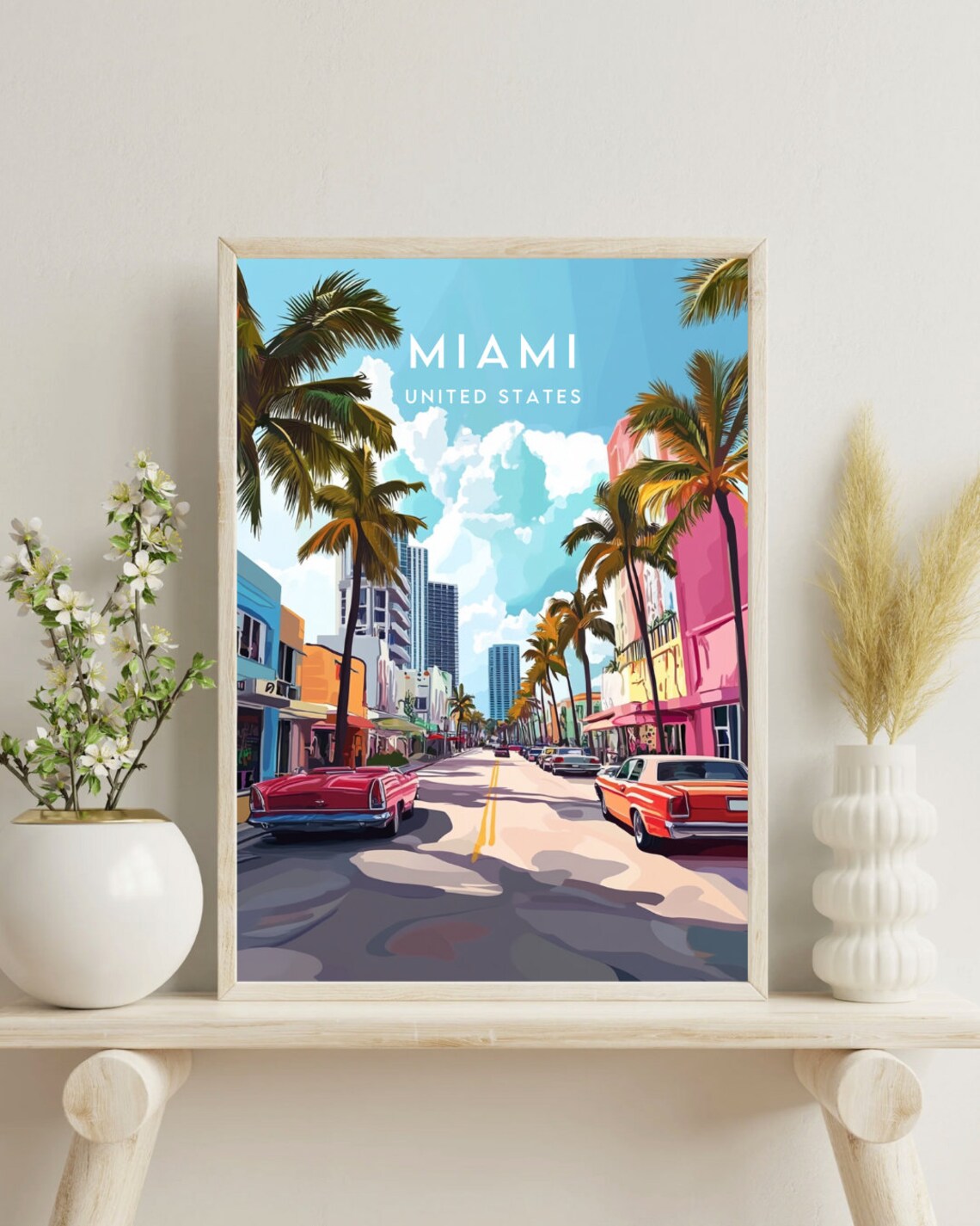 Miami Travel Poster, United States Florida - Image 4