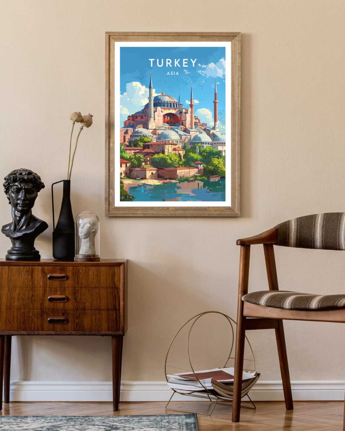 Turkey Asia Istanbul Hagia Sophia Grand Mosque Landmark Poster - Image 2