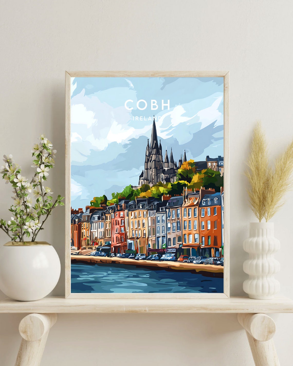 Cobh Travel Print Ireland Cobh Poster Ireland Poster Travel Wall Art Ireland Print Poster Ireland Europe Cobh Cork Poster Cork - Image 4
