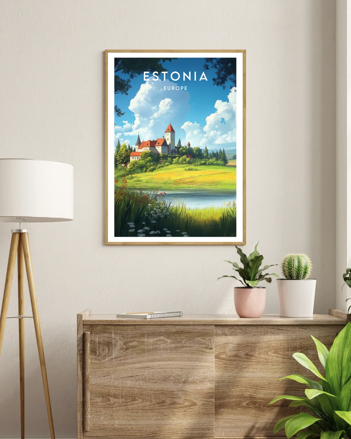 Estonia Travel Print Europe Europe Poster Estonia Poster Travel Wall Art Estonia Print Estonia Europe Tallinn Wall Art Tallinn Art - Image 3