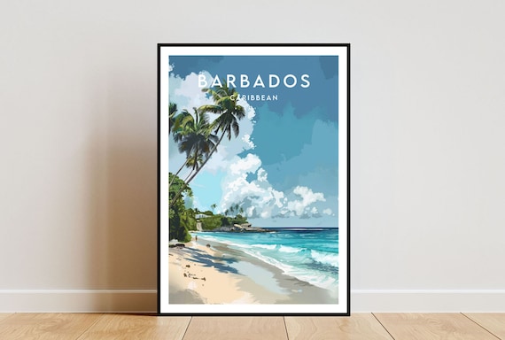 Barbados Caribbean Travel Wall Art Print