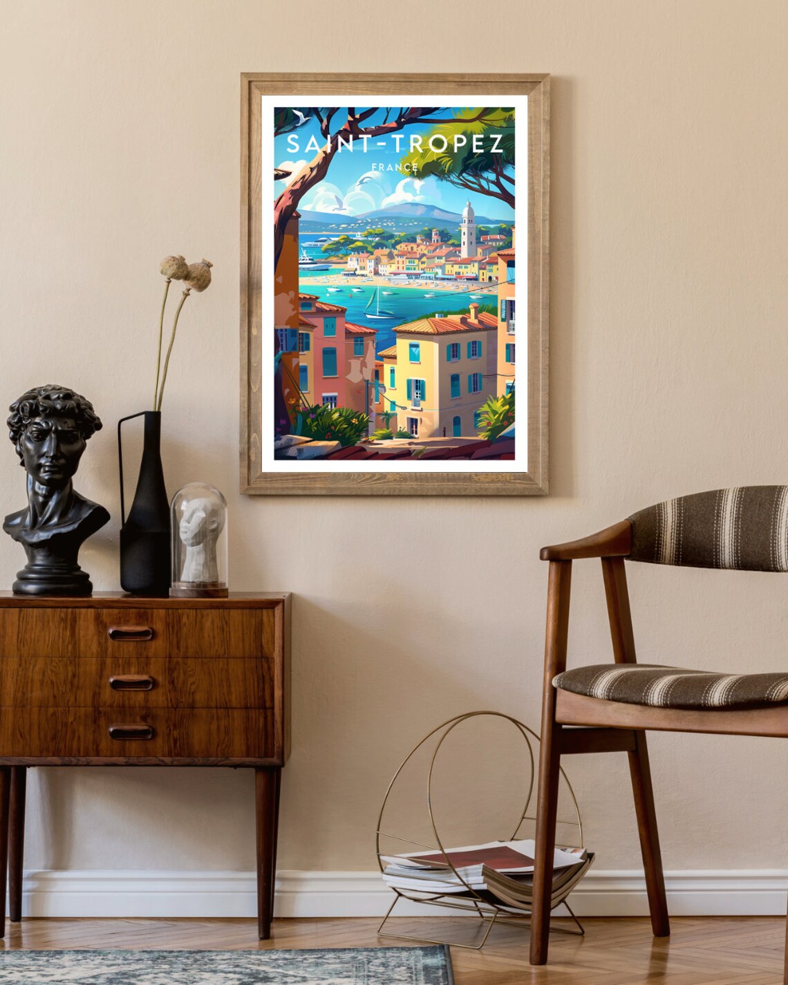 Saint Tropez Travel Poster, France Place Print - Image 2