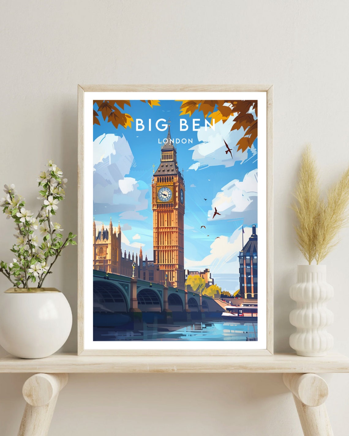 Big Ben Travel Print London Big Ben Poster London Poster Travel Wall Art London Print England Europe London Big Ben Poster Uk - Image 4