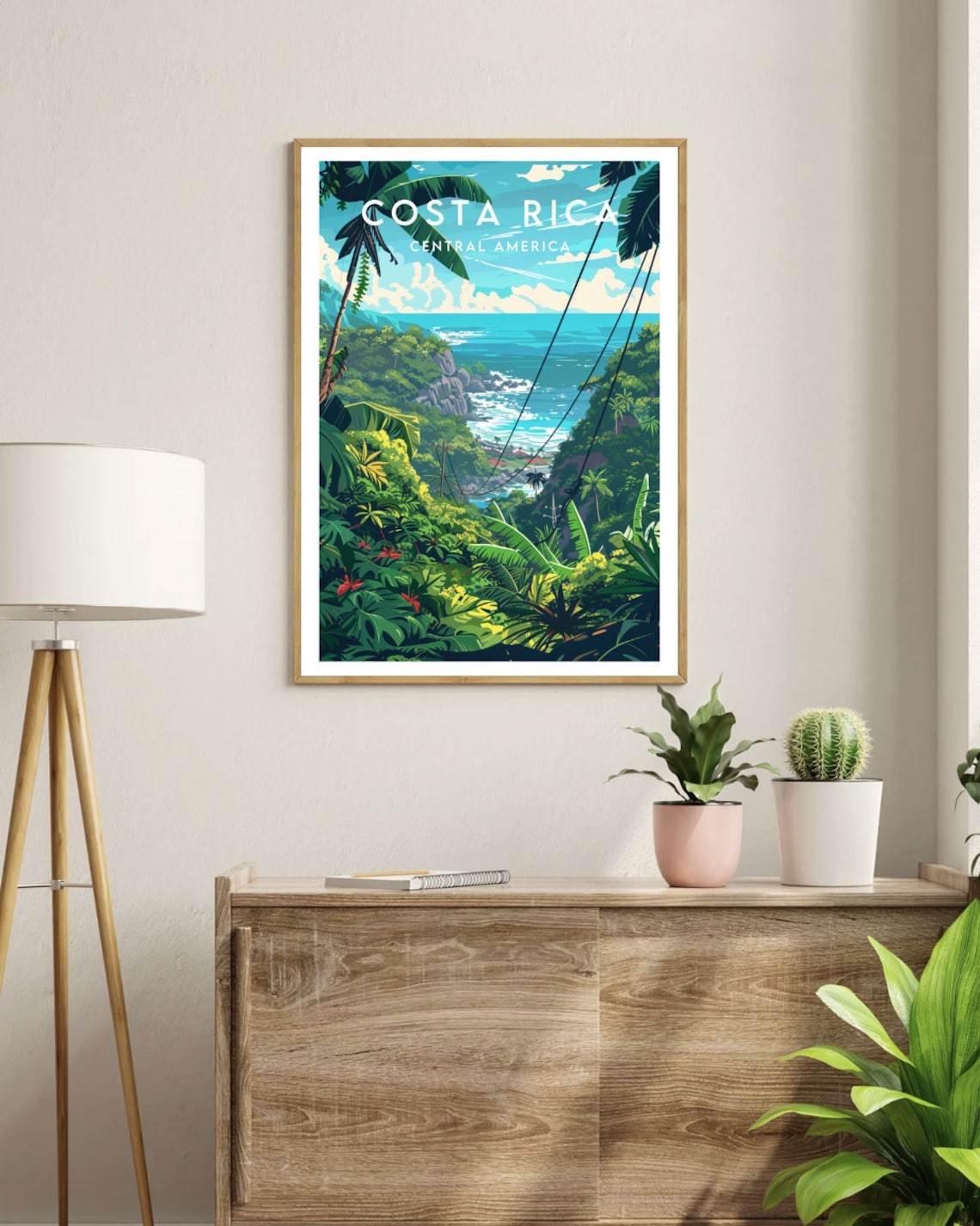 Costa Rica Travel Poster, Central America Print - Image 3