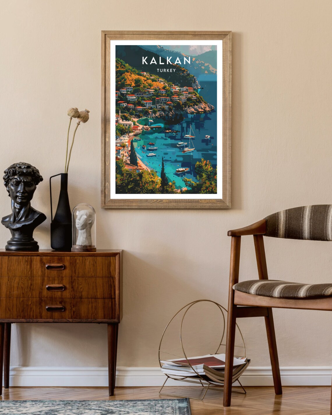 Kalkan Travel Poster, Turkey Travel Wall Art - Image 2