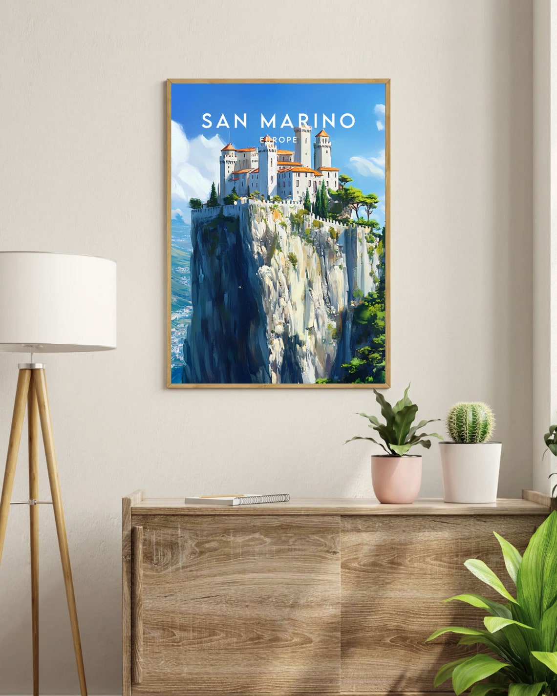 San Marino Travel Print Italy San Marino Poster Italy Poster Travel Wall Art Italy Print Poster Italy Europe San Marino Italian - Image 3