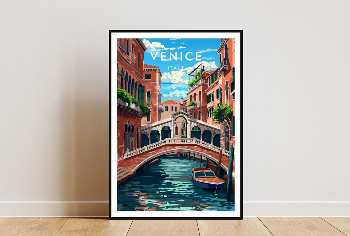 Venice Travel Print Italy Venice Poster Italy Poster Travel Wall Art Italy Print Poster Italy Europe Venice Art Italy Wall Art