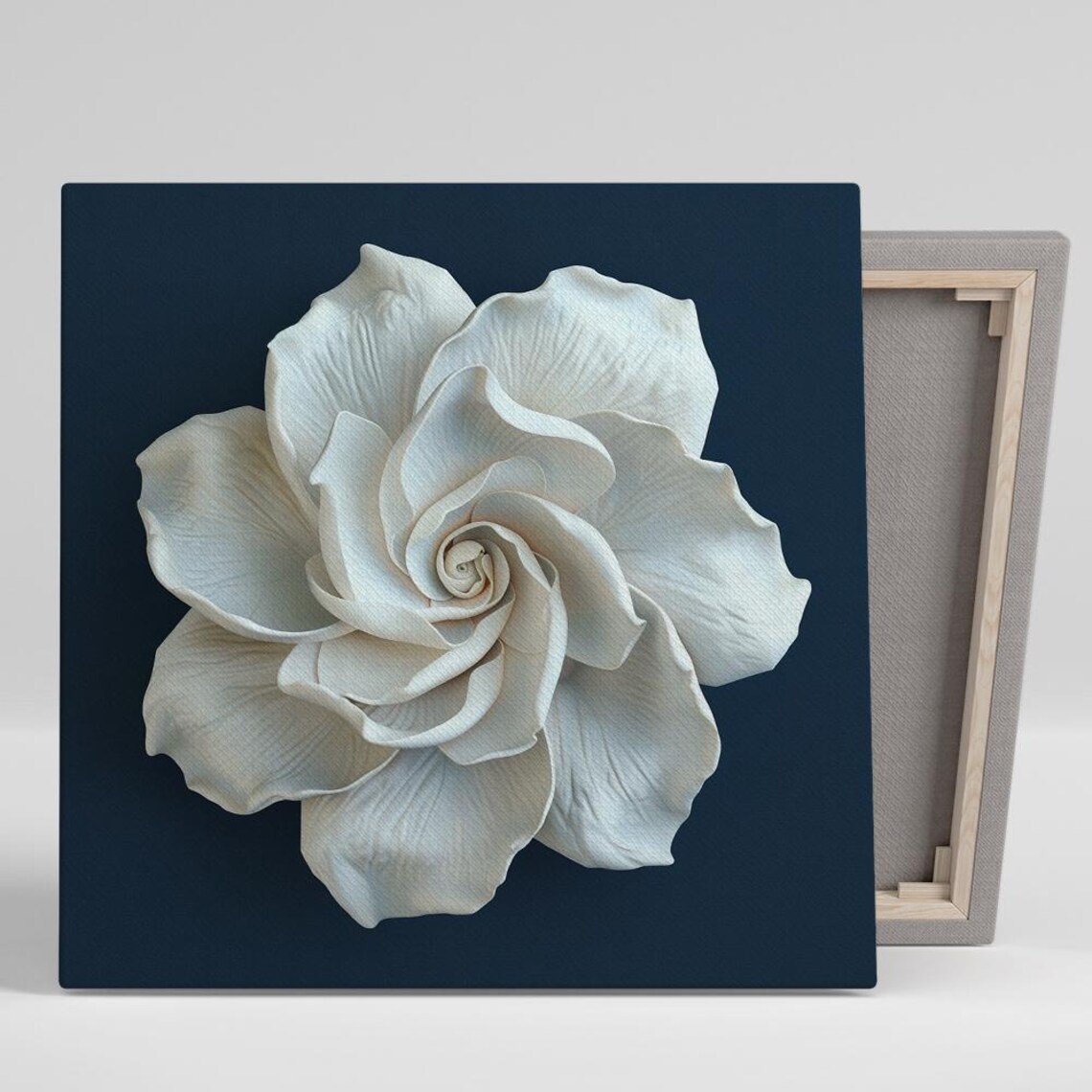 Gardenia Contemporary Minimalist Decor Art Print