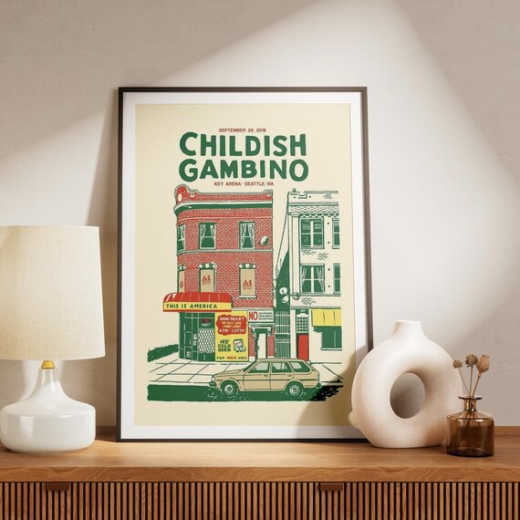 Childish Gambino This Is America Music Poster Print
