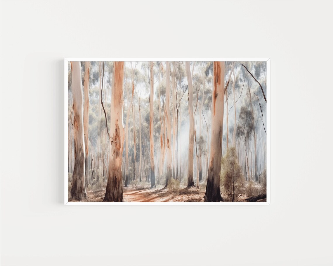 Australian Eucalyptus Trees Travel Poster, Bushland - Image 2