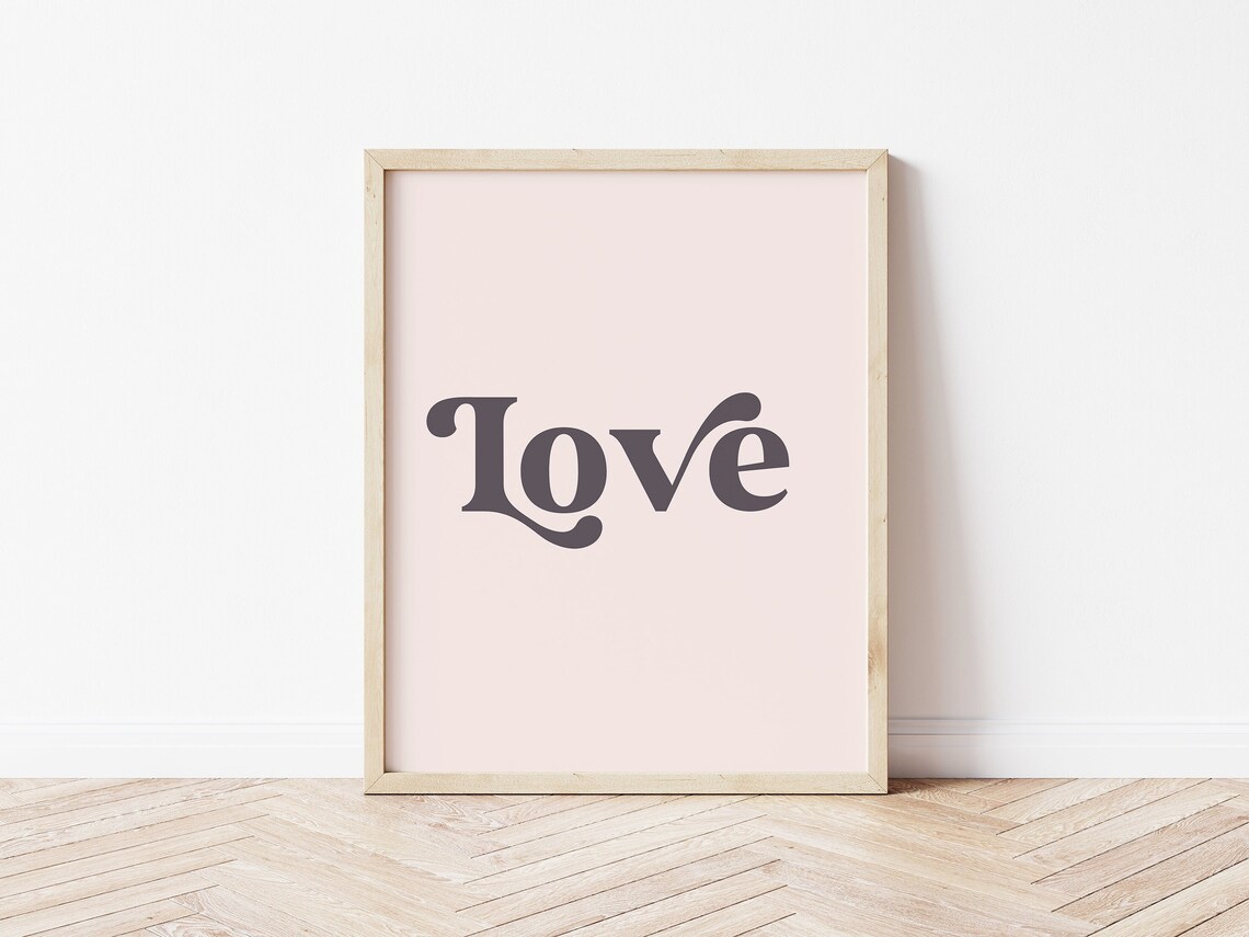 Love Minimalist Valentines Day Poster, Nursery Decor - Image 4