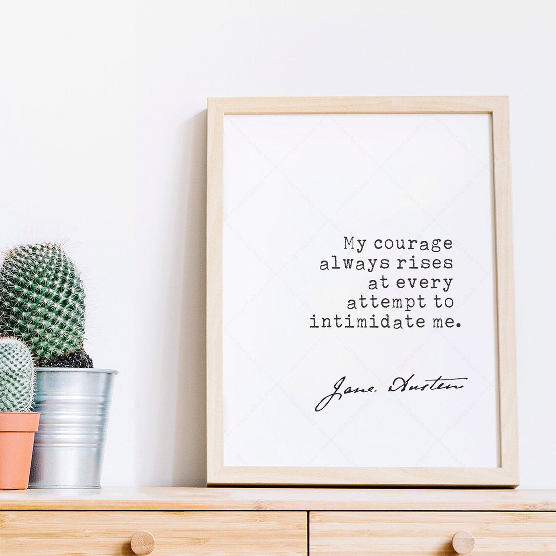 Jane Austen Quote For Book Lovers Art Print - Image 3