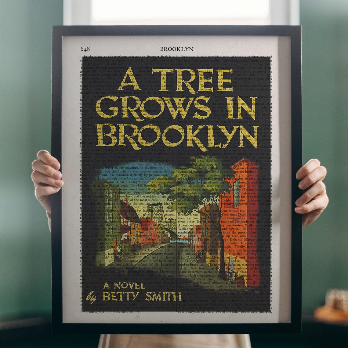 Betty Smith A Tree Grows in Brooklyn Dictionary Page Book Art Poster - Image 4