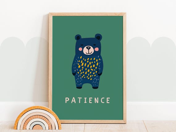 Bear Nursery Boys Nursery Print Safari Nursery Decor Wall Art Animal Nursery Print Wall Art Nursery Bear Poster